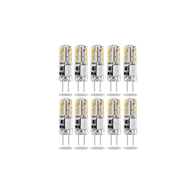 Lampadine LED G4 12 V bianco caldo 3000 K 100 LM, non dimmerabile AC/DC 1,5 W/15 â?? 20 W alogena G4 capsula di ricambio a due pin tipo JC a