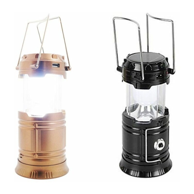 Torcia Lanterna Lampada Solare 6 Led Emergenza Campeggio Viaggio Dc-5800T