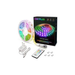 Striscia LED RGB 5 m con telecomando a infrarossi e alimentazione 12 V, cambia colore, SMD 5050, per casa, camera da letto, TV, soffitto, decorazione características