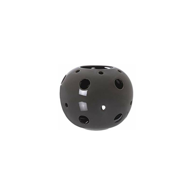 Lussiol 233523 Lampada Decorativa Ceramica, 60 W, Marrone, ø28 x H 21 cm