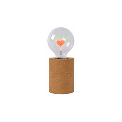 Corky-Å? 8Â cm lampada da tavolo led 1Â X 3Â W 1700Â K di marrone, Legno, E27, 3Â W, Brown, 8Â x 8Â x 19Â cm - Lucide características