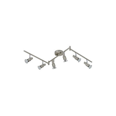 Applique/Plafoniera con Faretti LED 3 W, Marrone, 120 x 10 x 15 cm - Briloner Leuchten