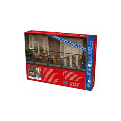 Catena Luminosa a LED con dimmer, Nero - Konstsmide