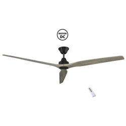 Ventilatore Da Soffitto, Soft Bk-aok 70, 178cm, Nero / rovere Chiaro, Dc, Iper Silenzioso, Klassfan en oferta