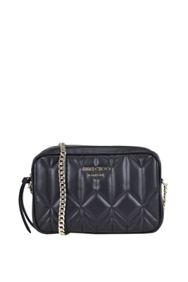 Quilted leather camera bag