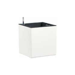 518422 Casa - Vaso cubico con sistema di irrigazione Aqua Comfort, 30 cm, colore: Bianco opaco - Emsa precio