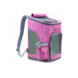 Borsa da trasporto per cani cat, zaino per trasporto per animali domestici Viaggio traspirante e pieghevole uscita portatore (43 x 29 x 26 cm, rosa) en oferta