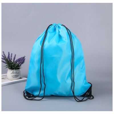 Sacchetto del cavo di poliestere, borsa a tenuta stagna, zaino in nylon, blu scuro