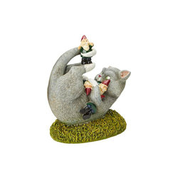 Inc The Cat Attack Garden Gnomo - Bigmouth características