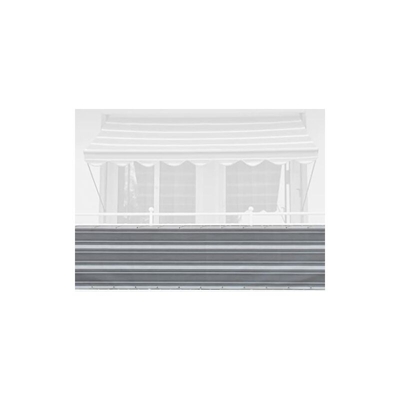 Paravista per Balcone Design No. 2800 Grigio, 75 cm, Lunghezza: 8 Metro - Angerer