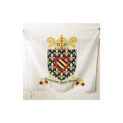 AZ FLAG Bandiera Ordine CISTERCENSE 90x90cm - Bandiera del Ordo CISTERCIENSIS 90 x 90 cm Foro per Asta precio
