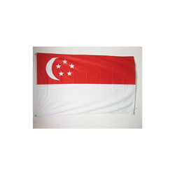 AZ FLAG Bandiera Singapore 150x90cm - Bandiera SINGAPORIANA 90 x 150 cm Speciale Esterno en oferta