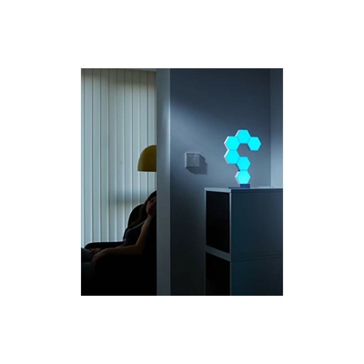 Pro Stone Sistema Illuminazione Intelligente WiFi Multicolore RGB Rainbow, Controllabile da App IOS Android, Controllo Vocale con Alexa o Google