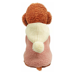 Abiti da compagnia invernale inverno cappelli per animali domestici Cat Vestiti caduta e inverno Plus Velvet Dog Abbigliamento Rose Vest Plus Size características