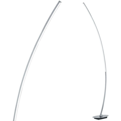 Reality Solo Piantana LED, Curva Integriert, 11 W, Alluminio Spazzolato, 35 x 15 x 158 cm características