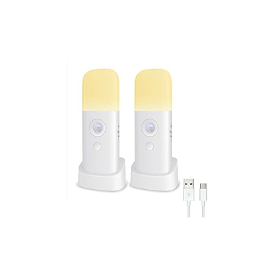 Luce notturna con sensore di movimento, luce da parete automatica senza fili ON/OFF, lampada da comodino portatile per camera dei bambini, camera da