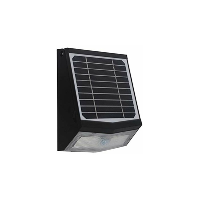 VOM069214 VOM69214-Eos-Black-500 Lm-4000 K-IP65-con rilevatore di movimento, Nero - Voltman