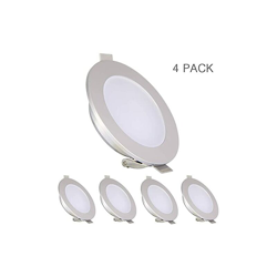 acegoo 12 V LED 4 x faretti da incasso, 4,5 W, 4000 K, per camper, barca, plafoniera da incasso, roulotte, camion, yacht, illuminazione interna, en oferta