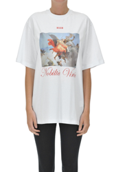 Printed cotton t-shirt precio