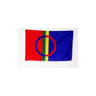 AZ FLAG Bandiera Sami della LAPPONIA 150x90cm - Bandiera dei LAPPÃ?NI 90 x 150 cm Foro per Asta