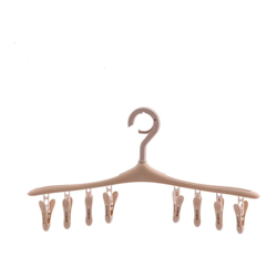 Perle Rareit - Antifinquente Clip calzino multifunzione Gancio multifunzione Asciugamani portatile 8 clip hanger in plastica rimovibile, beige precio