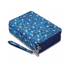 Borsa a matita ad alta capacità PU Sacchetto di cancelleria Studente 200 Hole Art Painting Deposito Girl Boy Matita Kit, grande kit matita, grande características