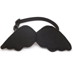 Perle Rareit - Cat Angel Ala Collar Bell Bell Nylon Ribbon Cat Supplies Collana Pet Accessori per collana gattino (nero precio