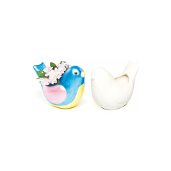 Baker Ross Bird Ceramic Flowerpots (Scatola da 4) per bambini da decorare, arte e artigianato en oferta