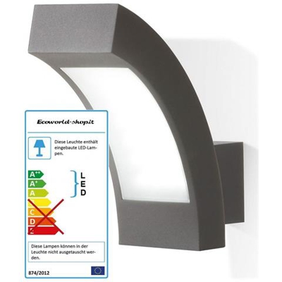 Applique Led Per Esterno Da Parete - 6000k