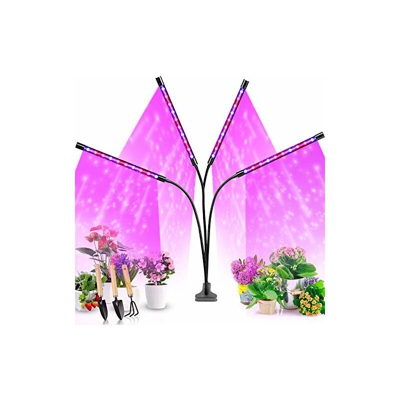 Lampada per piante a LED, lampada per piante, lampada da 80 W, luce di cera con 40 LED COB, lampada per la crescita a spettro completo, lampada per
