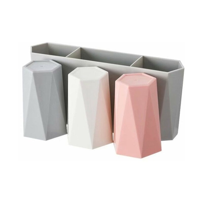 Perle Rareit - Portaspazzolino da spazzolino da denti Parete Aspirato Aspiro Portaspazzolo a parete Spazzolini da polpastrello Scaffale da parete per