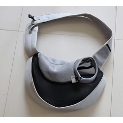Borsa per animali domestici, Borsa a tracolla, Borsa per cani, Borsa a tracolla, Cassa di trasporto, Grigio con S Nero (40 * 22 * ??10 cm) precio