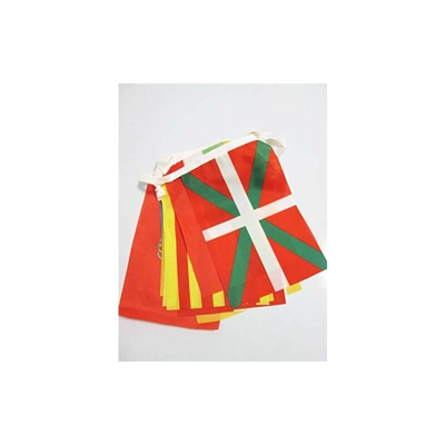 Az Flag - GHIRLANDA 5 metri 17 BANDIERE 17 COMUNITÃ? AUTONOME DELLA SPAGNA 21x15cm - BANDIERA REGIONI SPAGNOLE 15 x 21 cm - FESTONE BANDIERINE