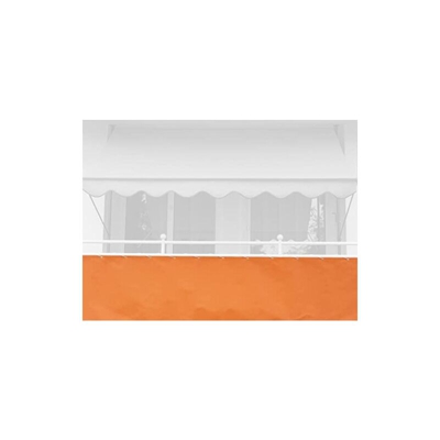 Angerer Paravista per Balcone Design Uni Arancione Acrilico, 90 cm, Lunghezza: 6 Metro