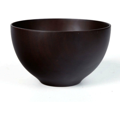 Ciotola di riso giapponese tradizionale a base di legno di castagno - 12 cm - servire riso, zuppe, dessert e snack con stile asiatico
