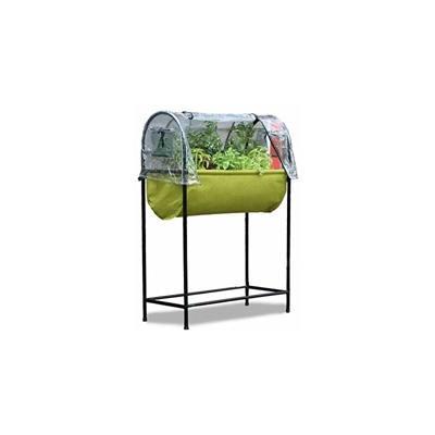 Borsa per piante da giardino Tierra VIG080101 Vasi Vigo, verde, 18 x 18 x 20 cm - Haxnicks