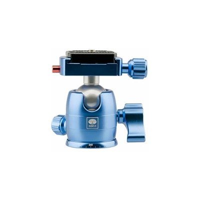 B-00B - Testa a Sfera per Principianti, in Alluminio, Colore: Blu - Sirui