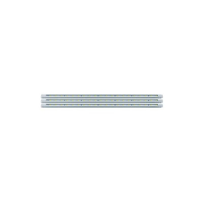 Eglo - Set di strisce LED decorative, 3 strisce LED, luce bianca neutra, striscia a LED, in plastica, con interruttore a cavo, lunghezza 117 cm,