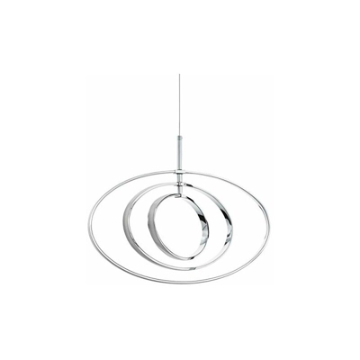 lampada a sospensione a LED Pausia, lampada a sospensione a 3 luci, dimmerabile, in acciaio, alluminio e plastica, lampada da tavolo da pranzo,