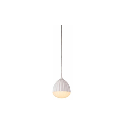LOTUS Mimax Lighting-Lampada a sospensione, alluminio, 12 W, 24 x 24 x 180 cm, colore: bianco