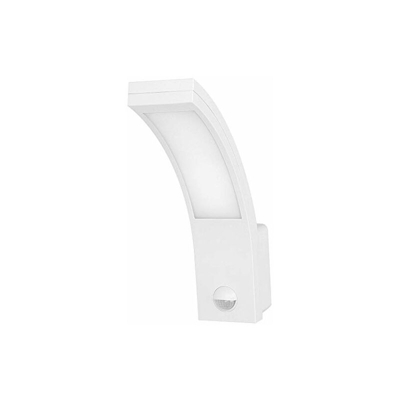 Piryt Moderno Faretto led da esterno Alimentato con sensore da tramonto all'alba e rilevatore di movimento 750lm 4000K IP54 - Orno