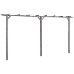 Pergolato Da Giardino Grigio 400x40x205 Cm In Pino Impregnato características
