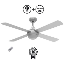 Ventilatore Da Soffitto, Riaica, Dc, 122cm, Iper Silenzioso, Con Luce E Telecomando, Bianco, Klassfan en oferta