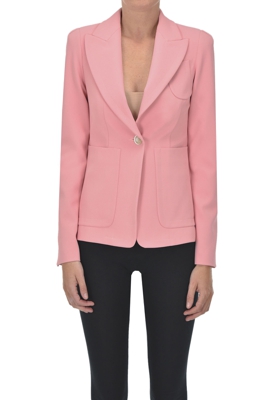 Structured crepè blazer