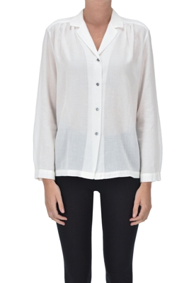 Cotton and wool shirt