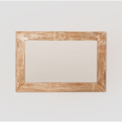 SKLUM Specchio da parete rettangolare in legno (120x80 cm) Vuipo Madera de Mindi Legno Naturale precio