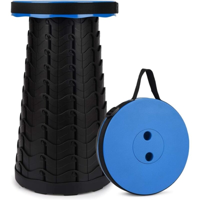 Sgabello pieghevole portatile, sgabello retrattile di seconda generazione, sgabello da campeggio per pesca / barbecue / interni / attività