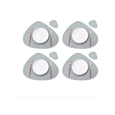 Set di 8 set da tavoli per tappetini da tavolo, tappetini da caffè resistenti al calore, antiscivolo, lavabile e calore all'interno, set da tavolo da