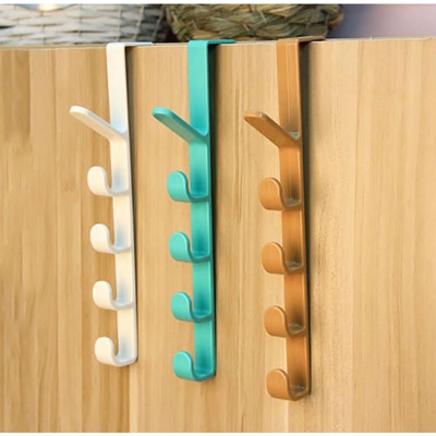 Uncinetto senza chiodo dietro la porta, gancio sulla porta, gancio di cappotto senza soluzione di continuità, gancio a parete, gancio per sacchetto