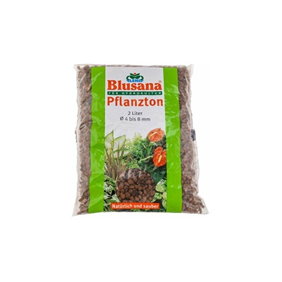 Leni P 6523 Blusana-Substrato per Coltivazione idroponica, Grana 4/8, 2 l, 4-8 mm, 2 Litri